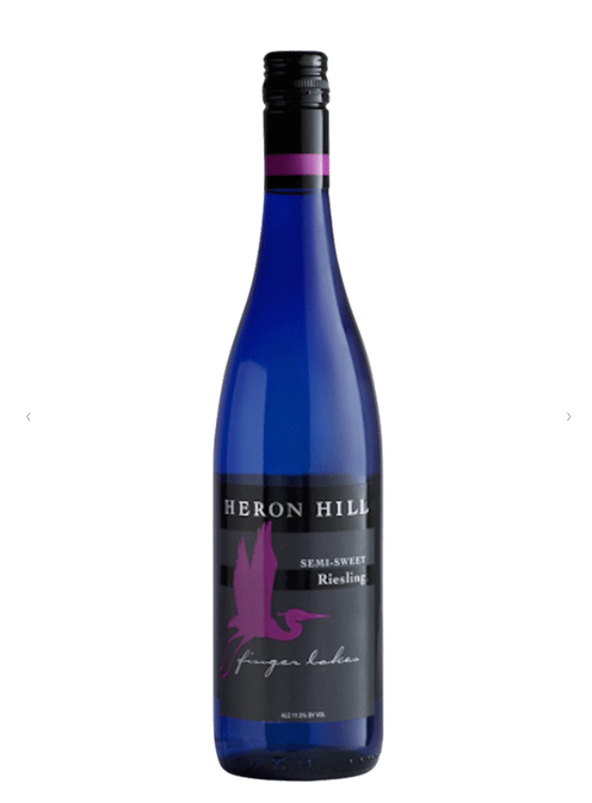 Heron Hill Semi Sweet Riesling 2022 12/750